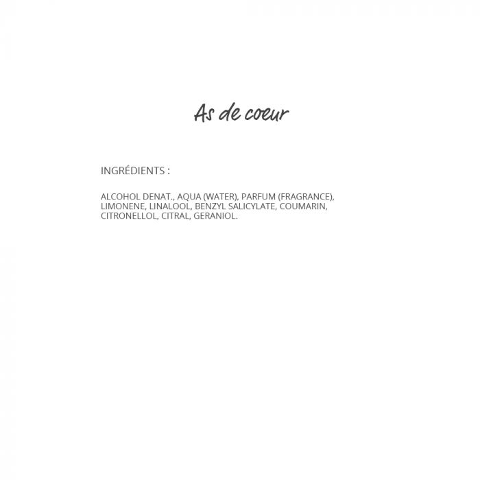 As de cœur - Eau de parfum 100ml