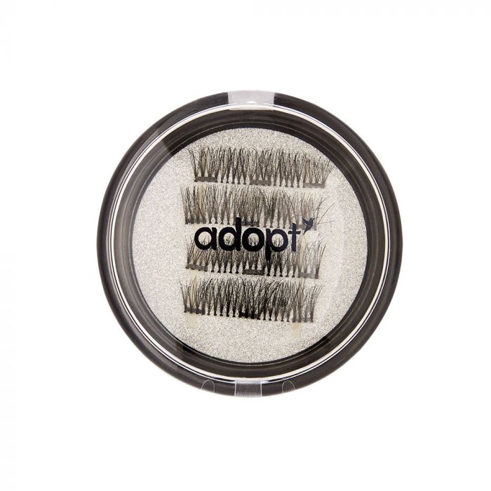Faux-cils aimantés en fibres synthétiques