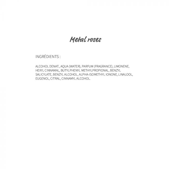 Metal roses - eau de parfum 30ml