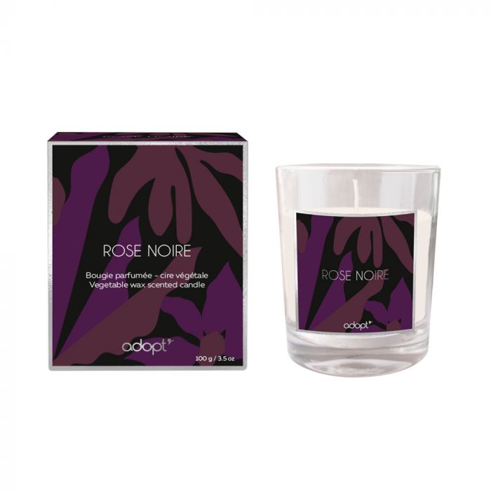 Rose noire - bougie signature 100g