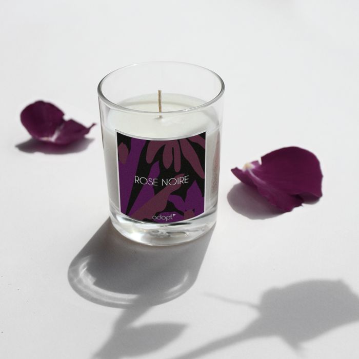 Rose noire - bougie signature 100g