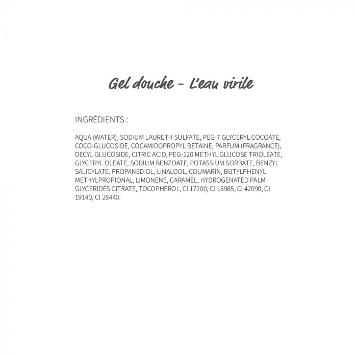 L'eau virile