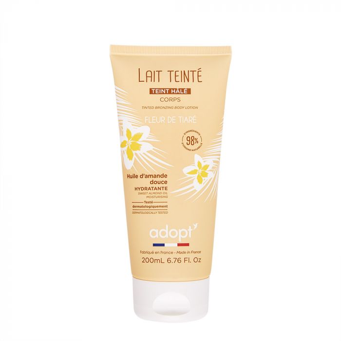 Fleur de tiaré - lait corps teinté 200ml