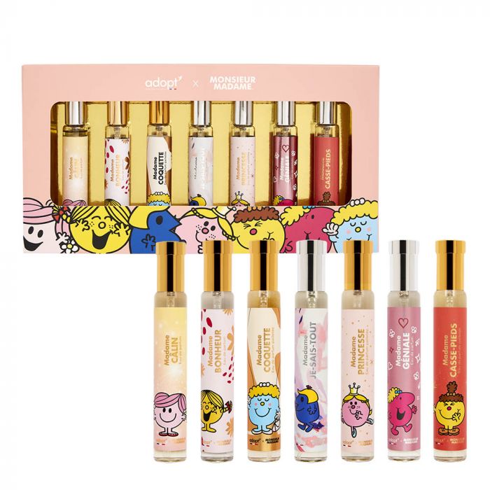 Coffret semainier Monsieur Madame - 7 eaux de parfum 30ml