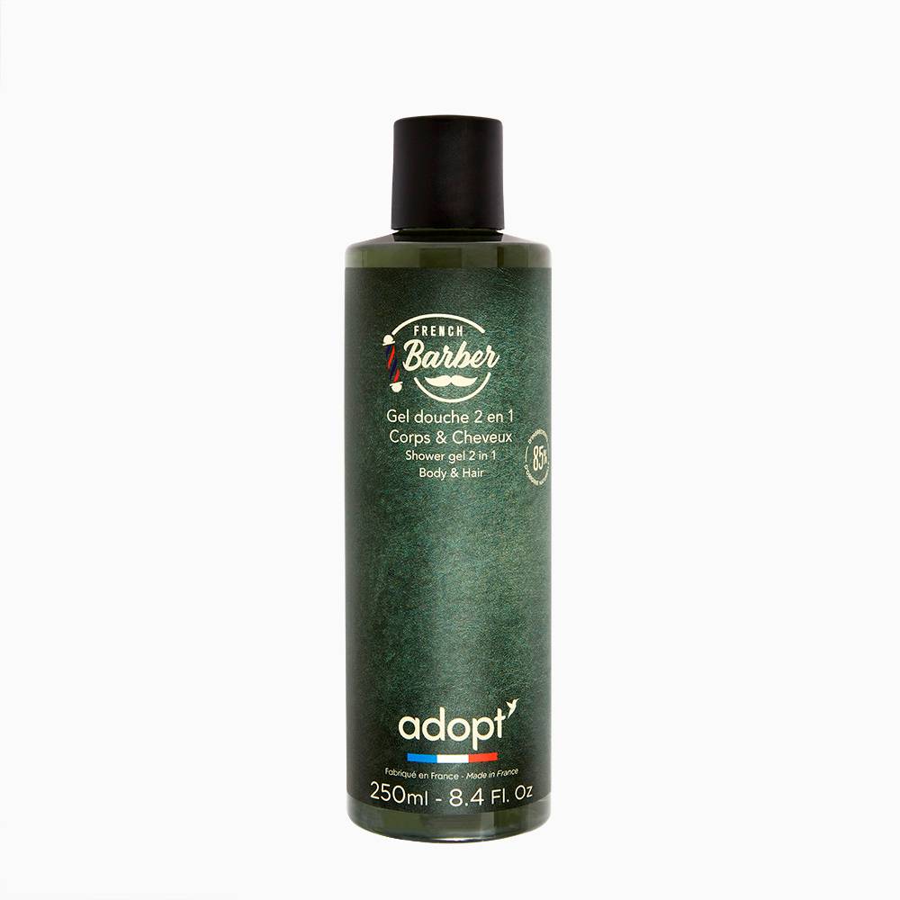 French barber - Gel douche 2 en 1, 250ml