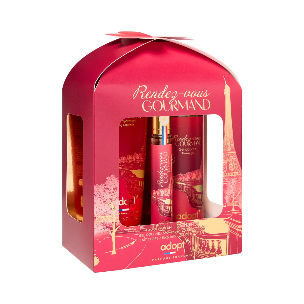 Rendez-vous Gourmand - Coffret eau de parfum 30 ml + gel douche 250 ml + lait corps 200 ml