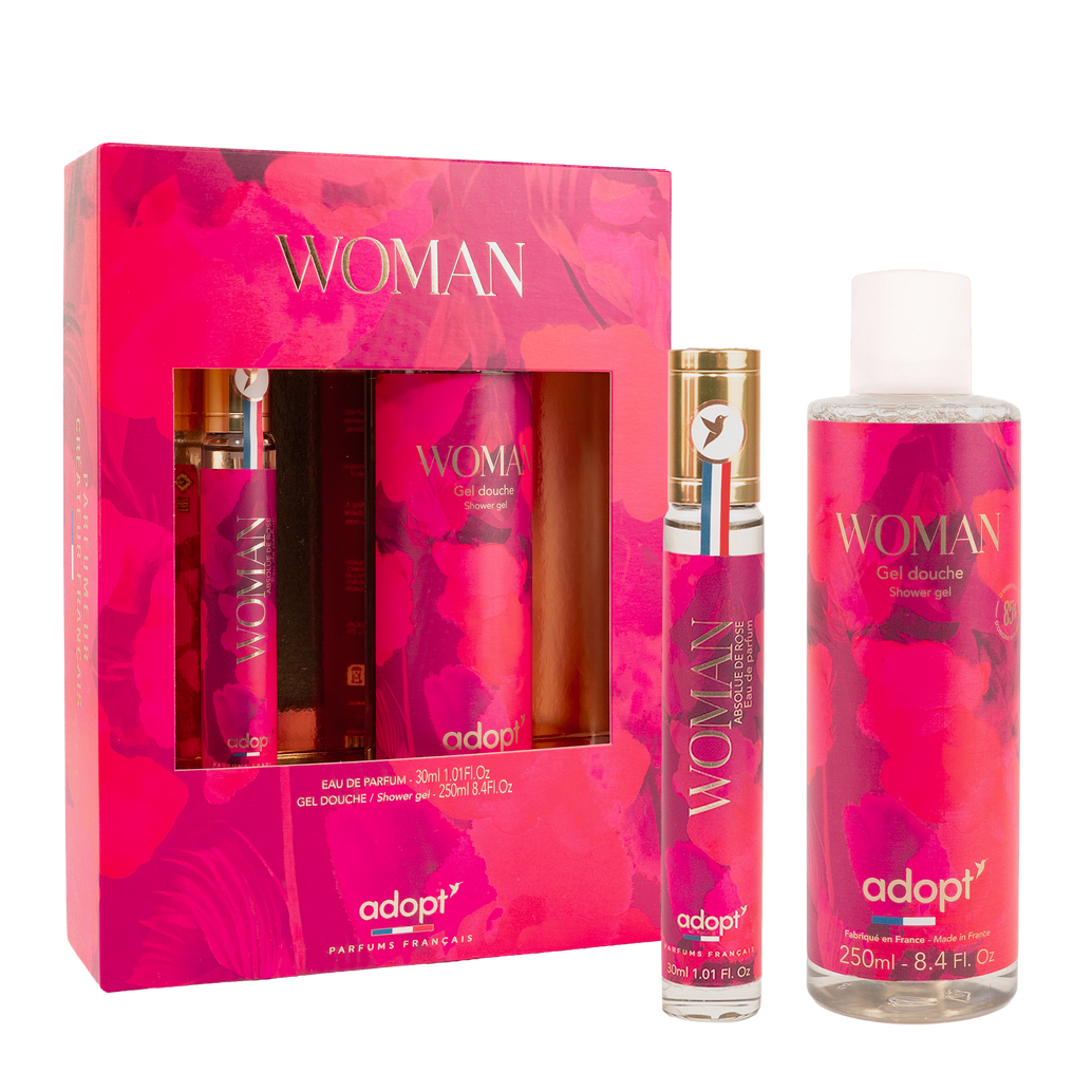 Woman - Coffret eau de parfum 30 ml + gel douche 250 ml