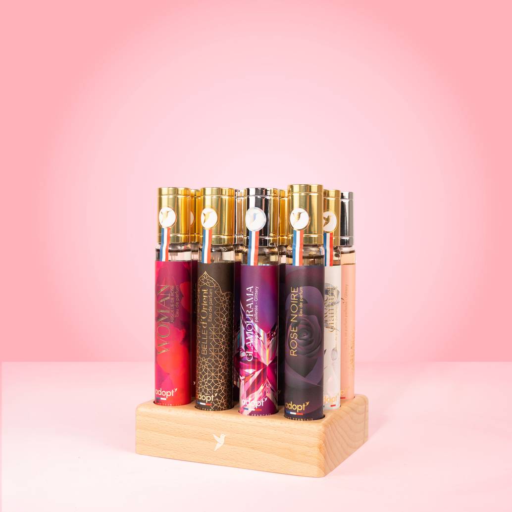 Le carrousel compact - Présentoir 12 Eaux de parfum 30 ml