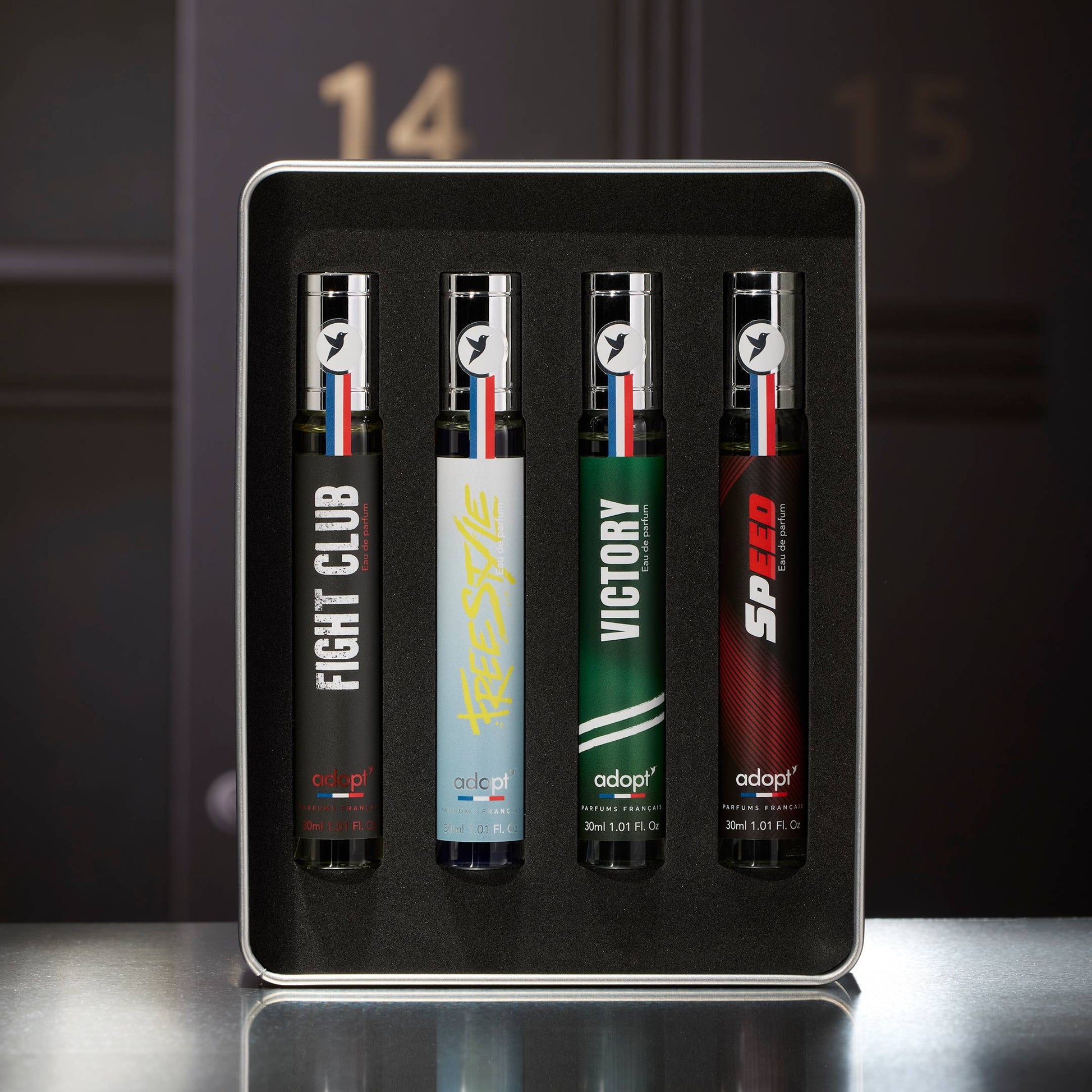 Be a Legend - Coffret Mtal 4 eaux de parfums Victory 30 ml + Fight Cl Adopt Runion Be a Legend - Coffret Mtal 4 eaux de parfums Victory 30 ml + Fight Cl Adopt Runion