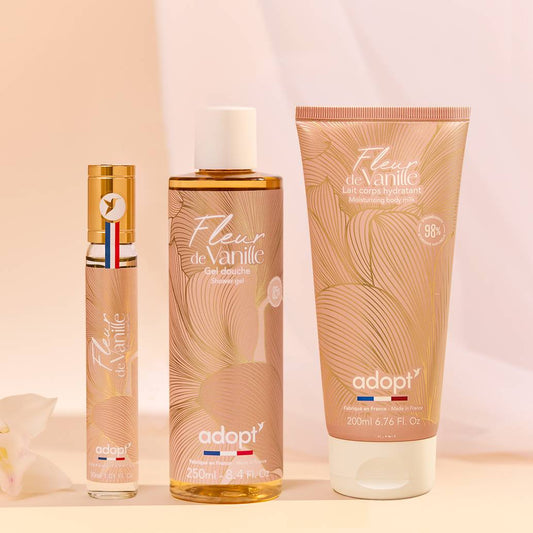 Fleur de vanille - Coffret eau de parfum 30 ml + gel douche 250 ml + lait corps 200 ml