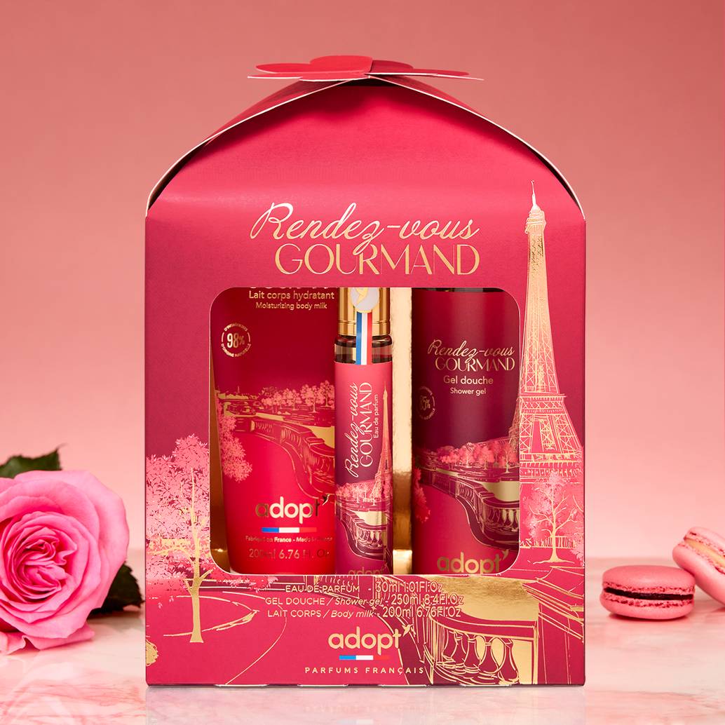 Rendez-vous Gourmand - Coffret eau de parfum 30 ml + gel douche 250 ml + lait corps 200 ml