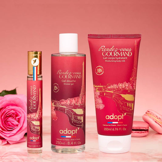 Rendez-vous Gourmand - Coffret eau de parfum 30 ml + gel douche 250 ml + lait corps 200 ml
