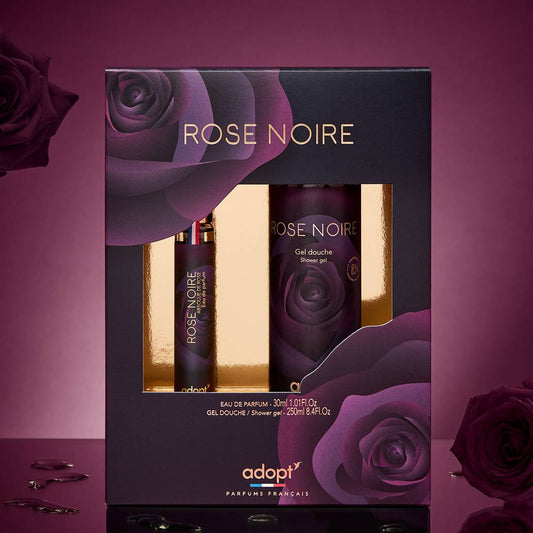 Rose Noire - Coffret eau de parfum 30 ml + gel douche 250 ml