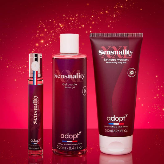 XXL Sensuality - Coffret eau de parfum 30 ml + gel douche 250 ml + lait corps 200 ml