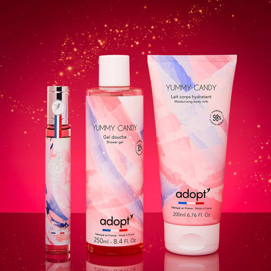 Yummy candy - Coffret chalet 30ml + gel douche 250ml + lait corps 200ml