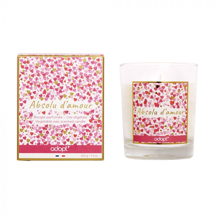 Absolue d'amour - bougie signature 100g